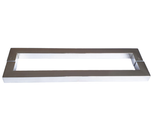 Puxador Porta Pivotante Portão Duplo Inox 304 40cm U Puxador Porta Pivotante Portão Duplo Inox 304 40cm U