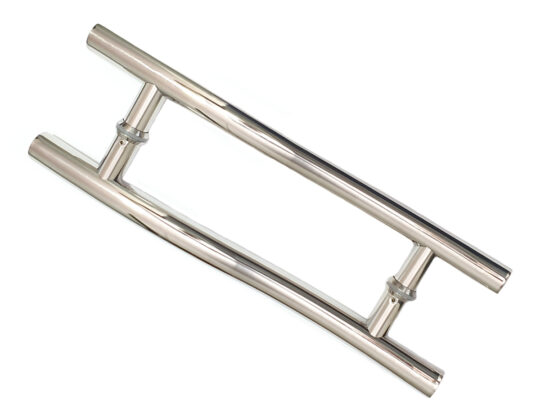 Puxador Porta Pivotante Portão Duplo Inox 304 45cm S Puxador Porta Pivotante Portão Duplo Inox 304 45cm S