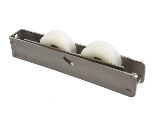 Carrinho Roldana Gold Inox Trilho Meia Cana Concava 200kg Carrinho Roldana Gold Inox Trilho Meia Cana Concava 200kg