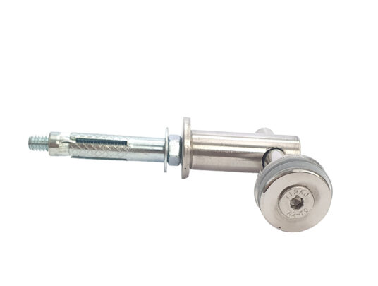 Conector Para Vidro Aço Inox 304 90º Vidro Alvenaria Conector Para Vidro Aço Inox 304 90º Vidro Alvenaria