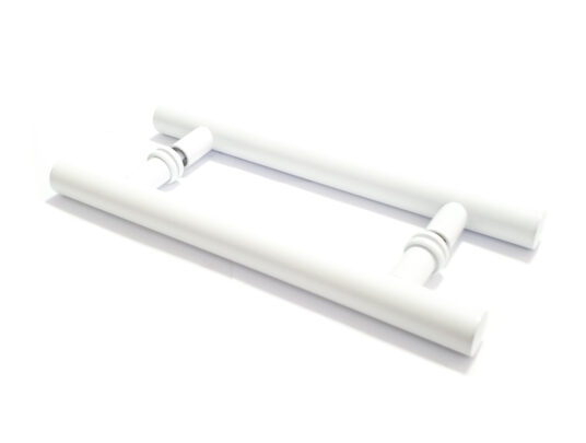 Puxador Porta Pivotante H em Alumínio 40cm Puxador Porta Pivotante H em Alumínio 40cm