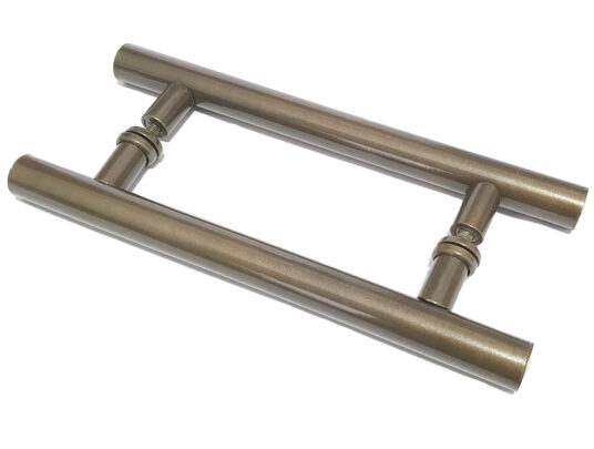 Puxador Porta Pivotante H em Alumínio 60cm Puxador Porta Pivotante H em Alumínio 60cm