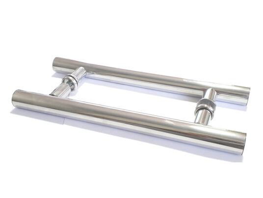 Puxador Porta Pivotante H em Alumínio 80cm Puxador Porta Pivotante H em Alumínio 80cm