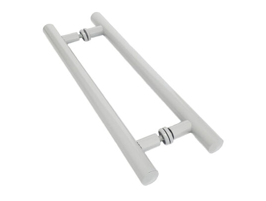 Puxador Porta Pivotante H em Alumínio 30cm Puxador Porta Pivotante H em Alumínio 30cm