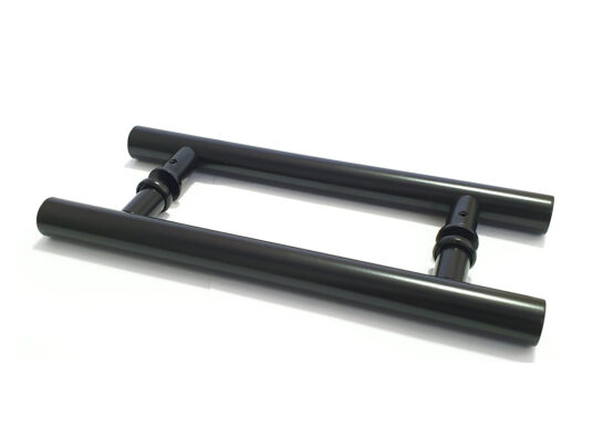 Puxador Porta Pivotante H em Alumínio 30cm Puxador Porta Pivotante H em Alumínio 30cm