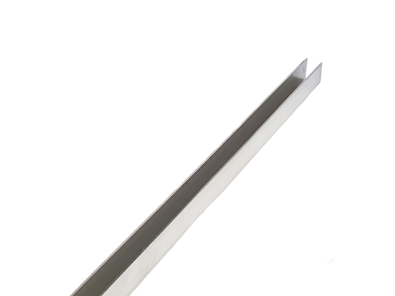 Perfil U inox 8mm